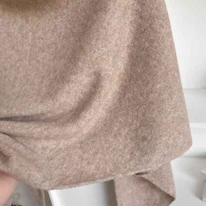 Poncho en tissu doux, confortable et élégant pour l'automne