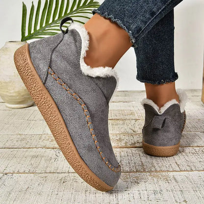 bottines confortables en cuir avec soutien de cheville pour l'automne