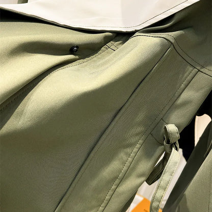 trench coat élégant en tissu imperméable pour un confort intemporel