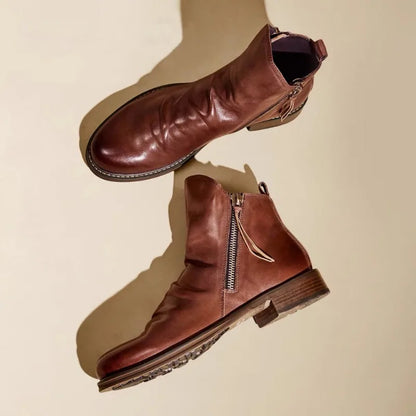 bottines chelsea en cuir, confort et élégance pour l'automne