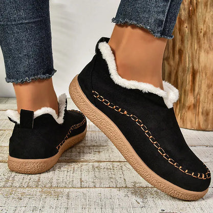 bottines confortables en cuir avec soutien de cheville pour l'automne