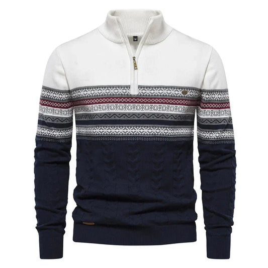 pull à motifs subtils en laine douce pour un confort élégant automnal