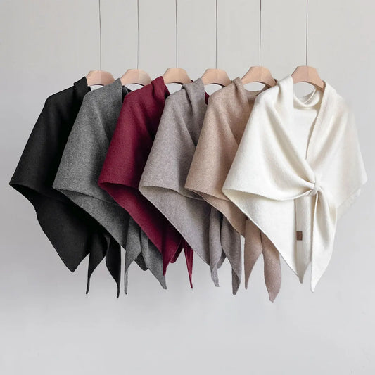 Poncho en tissu doux, confortable et élégant pour l'automne