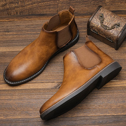 bottes chelsea en cuir, élégance intemporelle pour l'automne-hiver