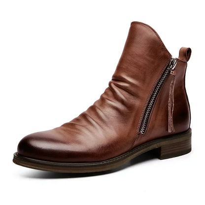 bottines chelsea en cuir, confort et élégance pour l'automne