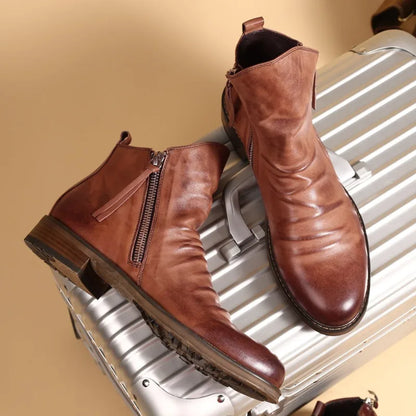 bottines chelsea en cuir, confort et élégance pour l'automne