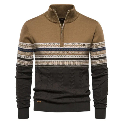 pull à motifs subtils en laine douce pour un confort élégant automnal