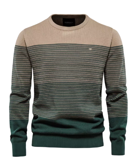 Pull robuste en laine pour homme, confortable et idéal pour l'hiver