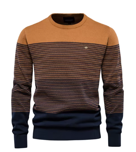 Pull robuste en laine pour homme, confortable et idéal pour l'hiver