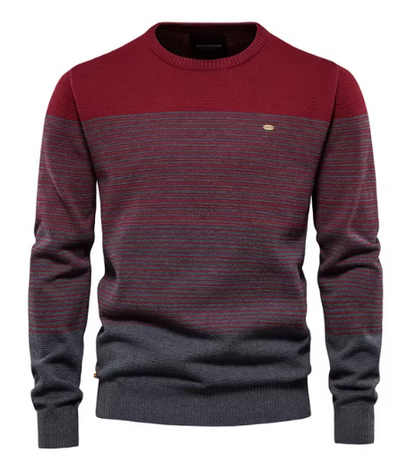 Pull robuste en laine pour homme, confortable et idéal pour l'hiver