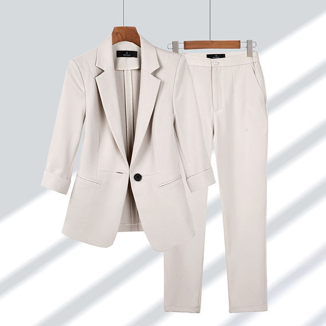 Ensemble blazer formel en tissu léger pour toutes les saisons