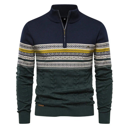 pull à motifs subtils en laine douce pour un confort élégant automnal