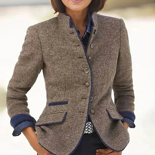 Veste en tissu de qualité, douce et confortable pour l'automne