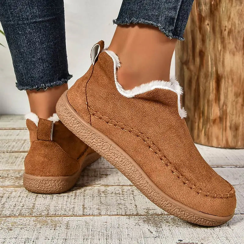 bottines confortables en cuir avec soutien de cheville pour l'automne
