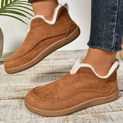 bottines confortables en cuir avec soutien de cheville pour l'automne