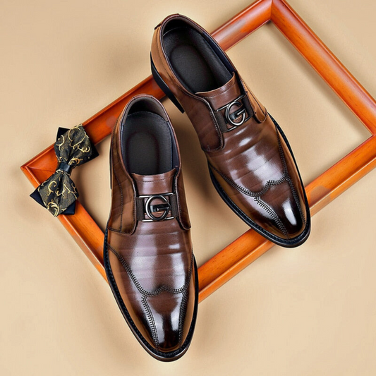 chaussures en cuir faites à la main, confort et élégance intemporelle