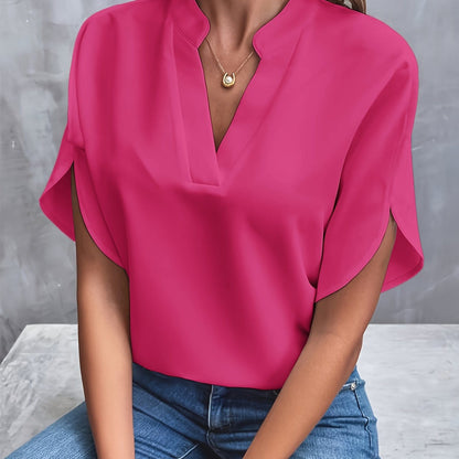 blouse en tissu doux avec drapé confortable pour un automne élégant