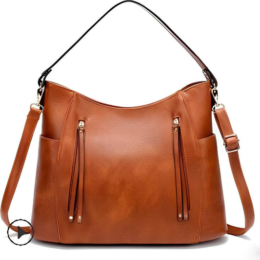 sac à bandoulière en cuir vintage au design intemporel et confortable