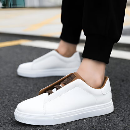 sneakers chic en cuir souple pour un confort élégant au quotidien