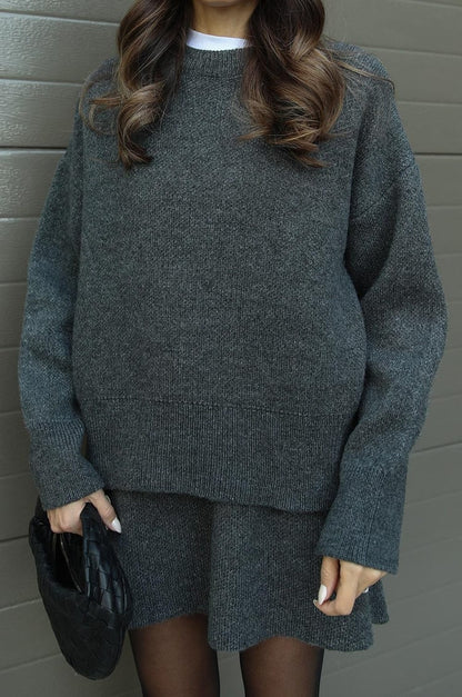 Ensemble de Vêtements Tricotés Confortables pour Automne-Hiver