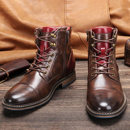 bottes oxford en cuir, élégance intemporelle et confort pour l'automne