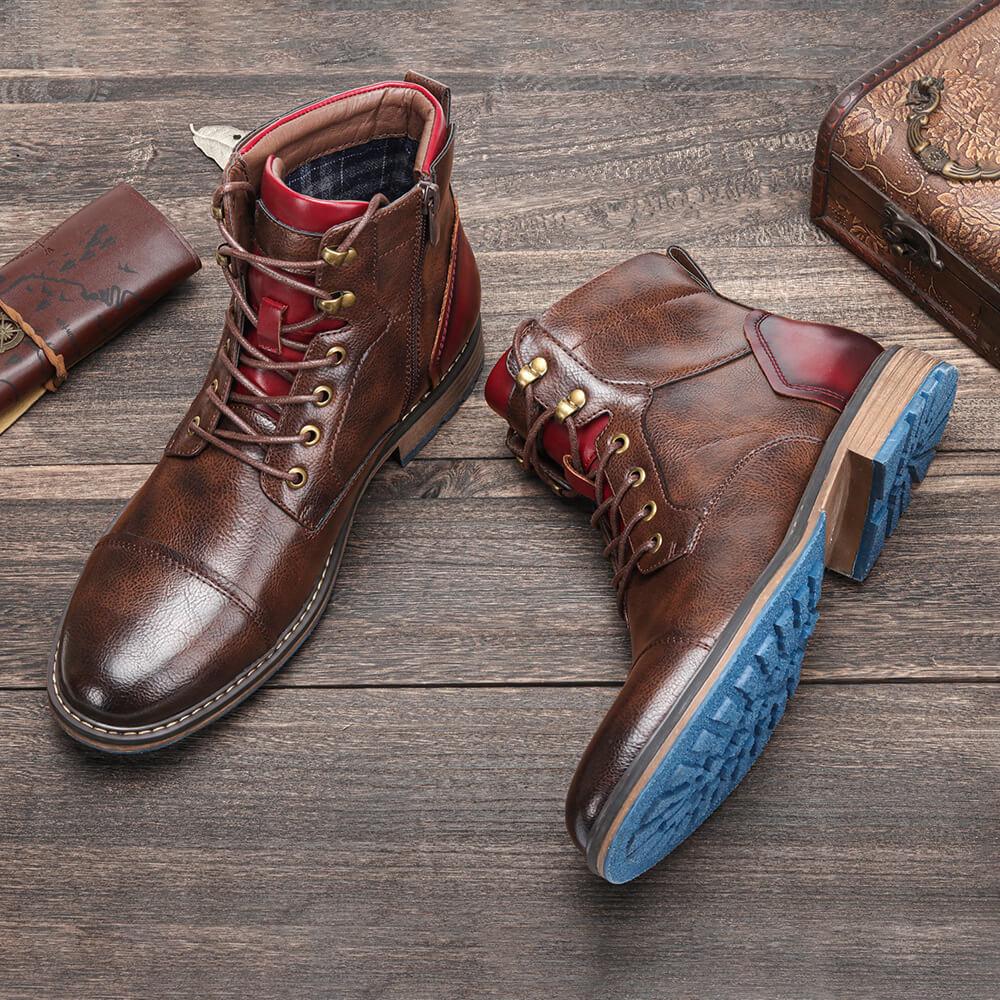 bottes oxford en cuir, élégance intemporelle et confort pour l'automne