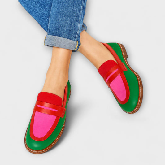 mocassins décontractés en cuir pour un confort élégant et intemporel