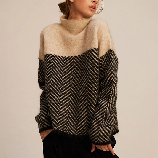 Pull col roulé en laine de qualité, confortable et intemporel pour l'automne