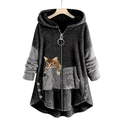 veste douce en tissu peluche pour un confort chaleureux en hiver