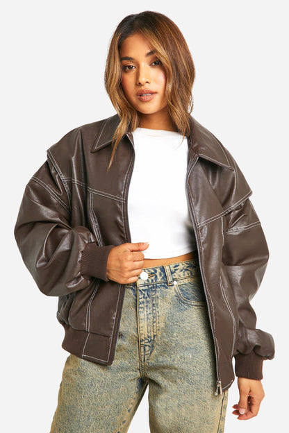 Veste bomber en tissu léger, élégance intemporelle pour l'automne