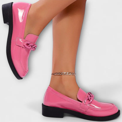 Chaussures bateau en cuir, confortables et élégantes pour l'été