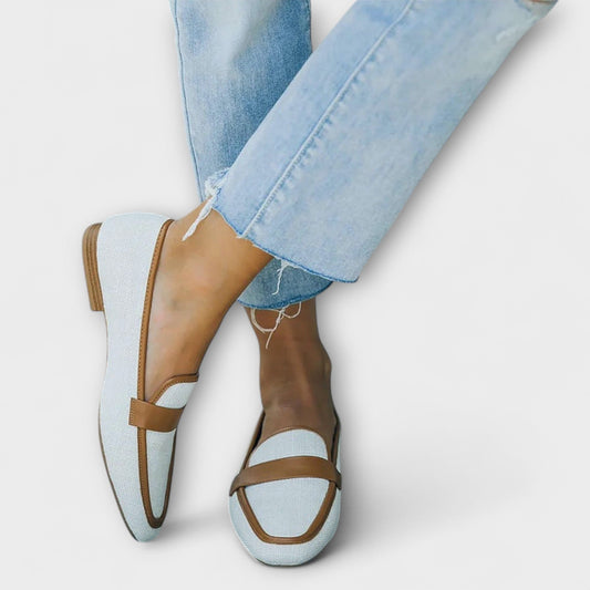 mocassins rétro en cuir souple pour un confort décontracté automnal