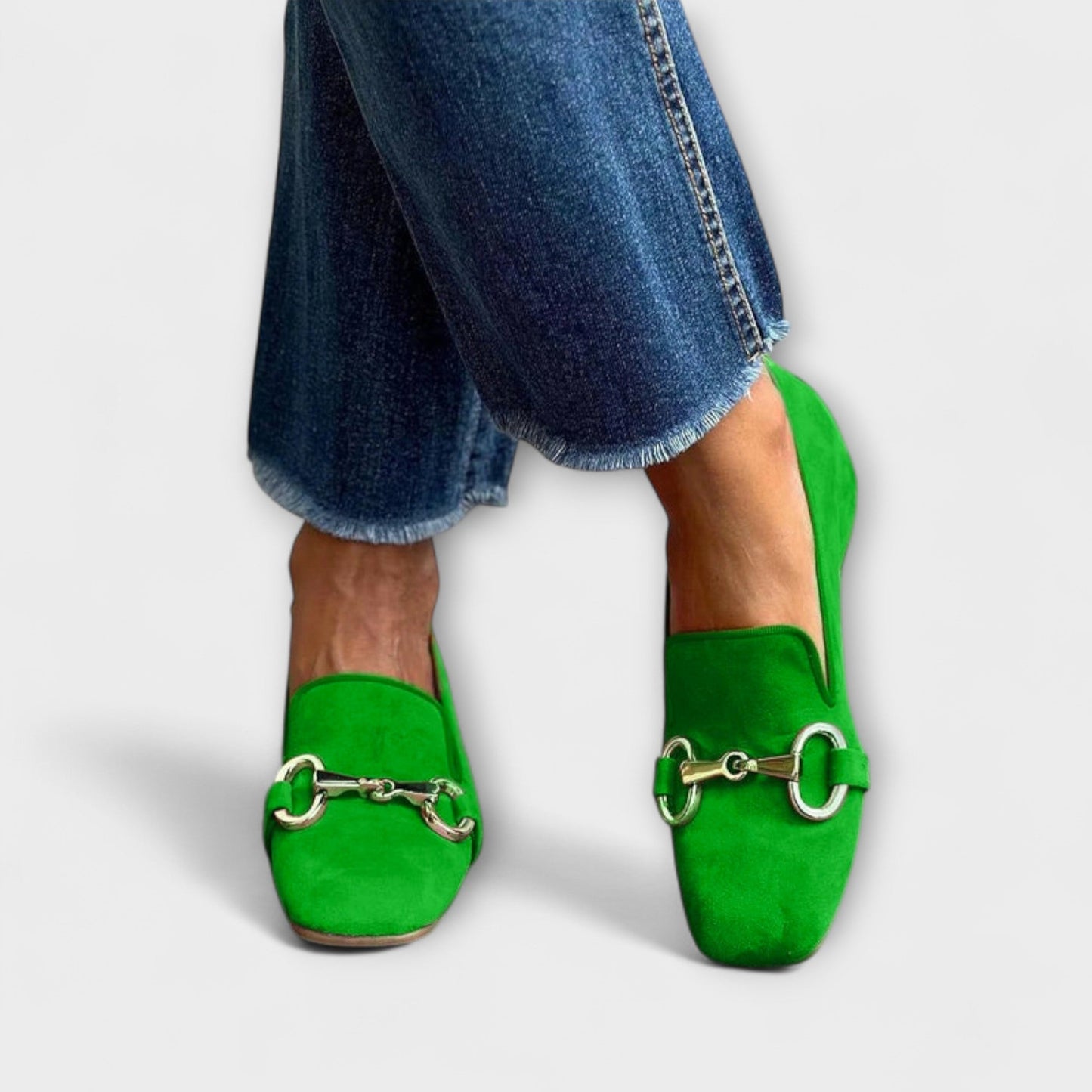 Mocassins en cuir à bout carré, élégance et confort pour l'automne