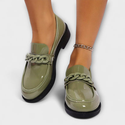 Chaussures bateau en cuir, confortables et élégantes pour l'été
