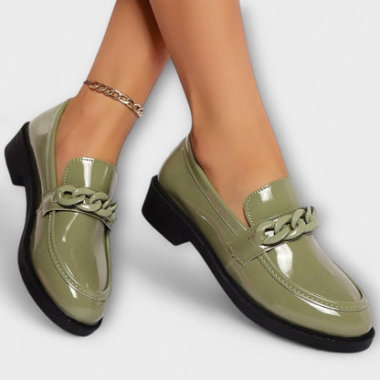 Chaussures bateau en cuir, confortables et élégantes pour l'été