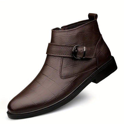 bottines en cuir ranger, confort et élégance pour l'automne-hiver