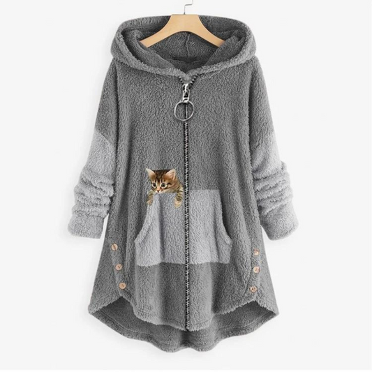 veste douce en tissu peluche pour un confort chaleureux en hiver