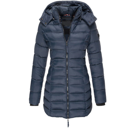 veste longue en duvet pour un confort élégant en automne-hiver