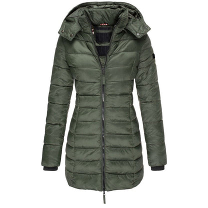 veste longue en duvet pour un confort élégant en automne-hiver