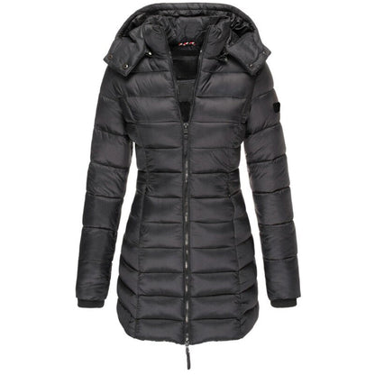 veste longue en duvet pour un confort élégant en automne-hiver