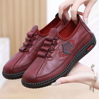 Chaussures en cuir orthopédiques confortables pour un style intemporel