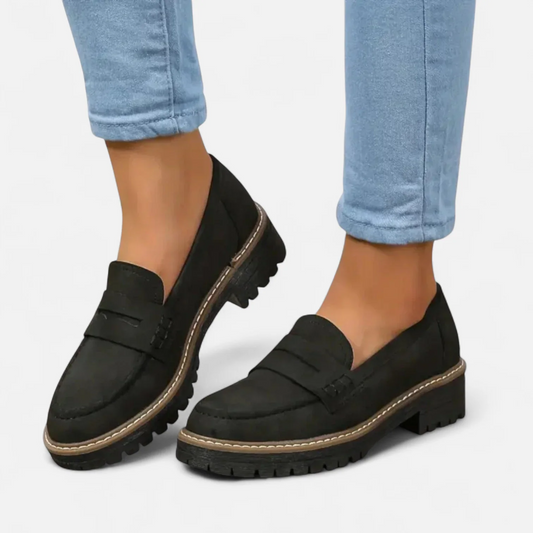 chaussures orthopédiques slip-on en cuir pour un confort quotidien
