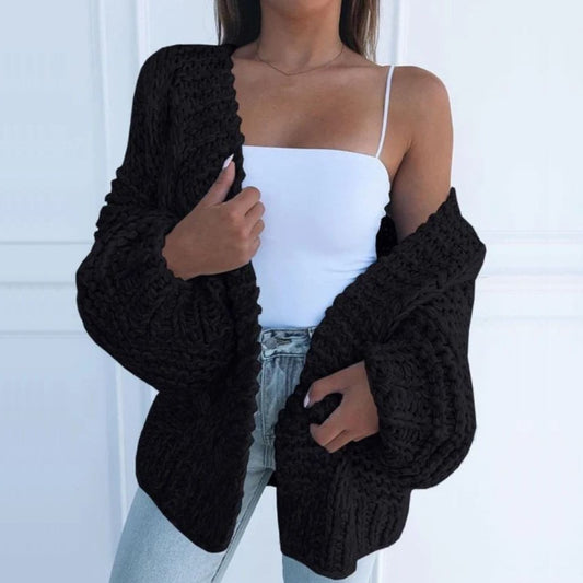 Cardigan ample en laine, confort et élégance pour l'automne et l'hiver
