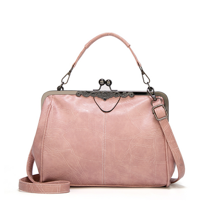 sac vintage en cuir de qualité avec fermeture à rabat élégante
