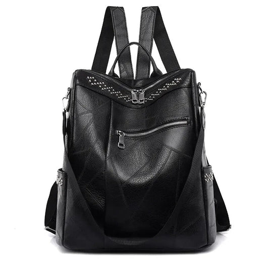 sac à dos en cuir rétro-chic, élégant et confortable pour toutes les occasions