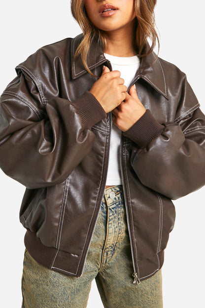 Veste bomber en tissu léger, élégance intemporelle pour l'automne