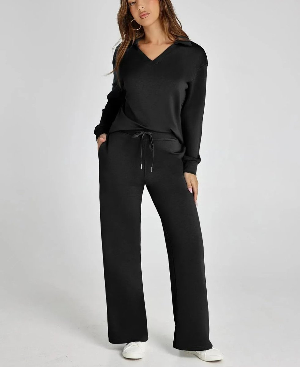 Ensemble Élégant en Tissu Léger pour Printemps/Été