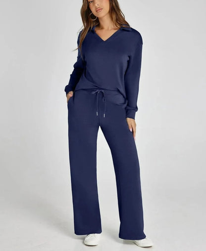 Ensemble Élégant en Tissu Léger pour Printemps/Été