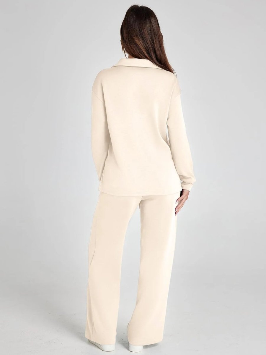 Ensemble Élégant en Tissu Léger pour Printemps/Été