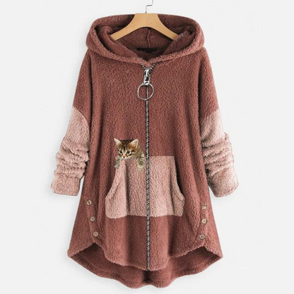 veste douce en tissu peluche pour un confort chaleureux en hiver